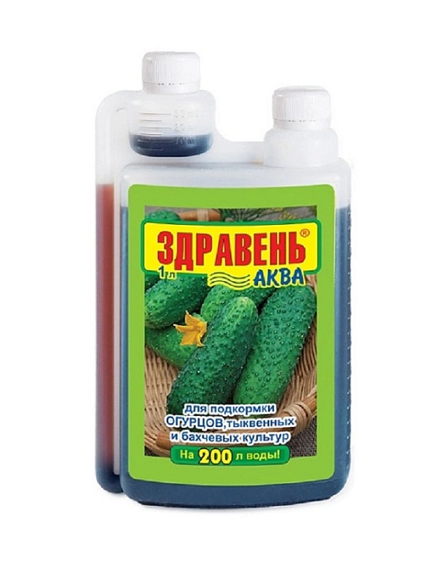 Удобрение Здравень АКВА для огурцов, тыквенных и бахчевых культур